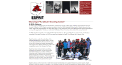 Desktop Screenshot of espritsportsclub.com